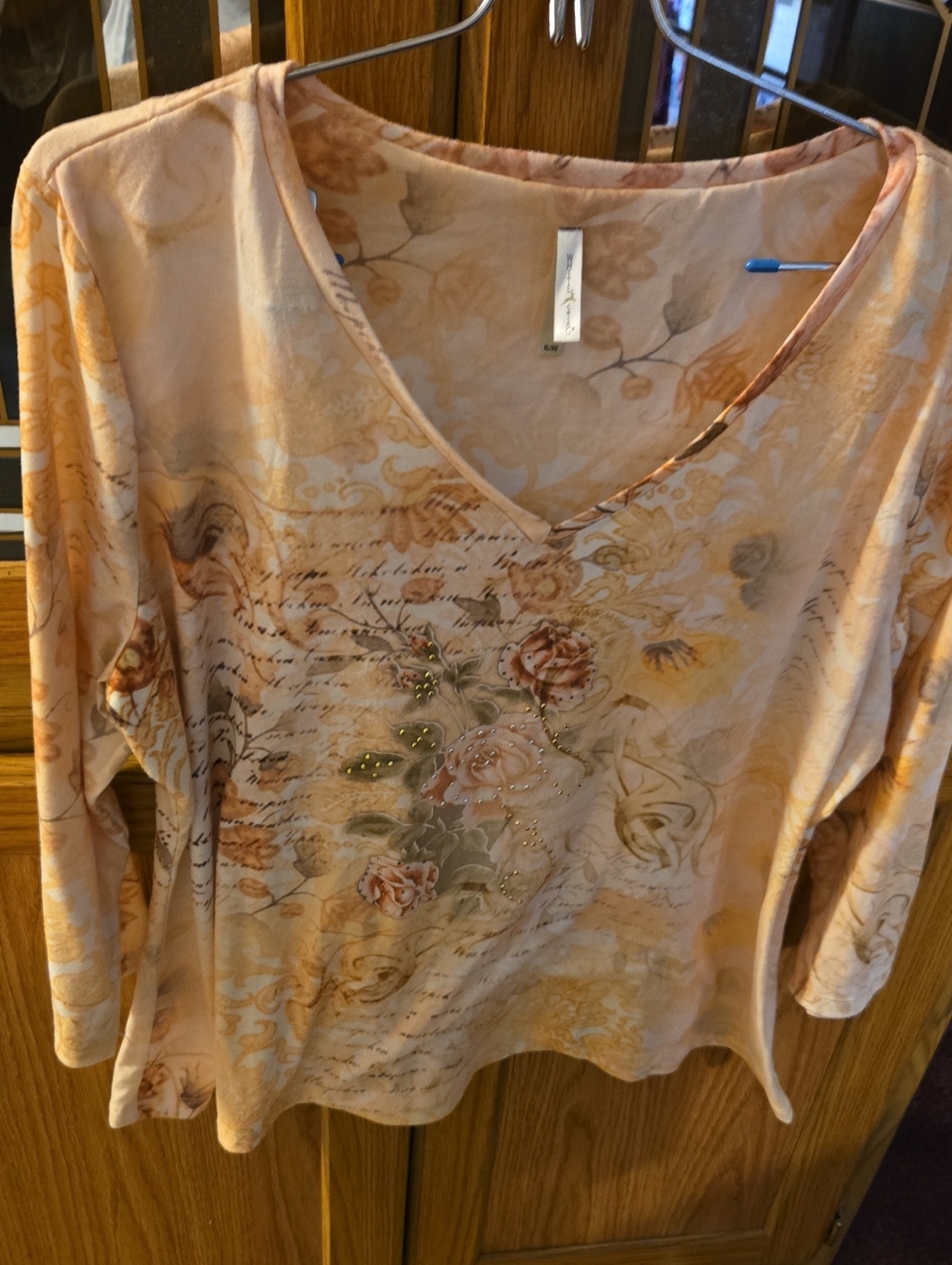 Womens Pretty Yellow Blouse With Studding